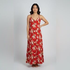 Lush chiffon maxi dress